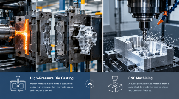 Two Processes Build a Part